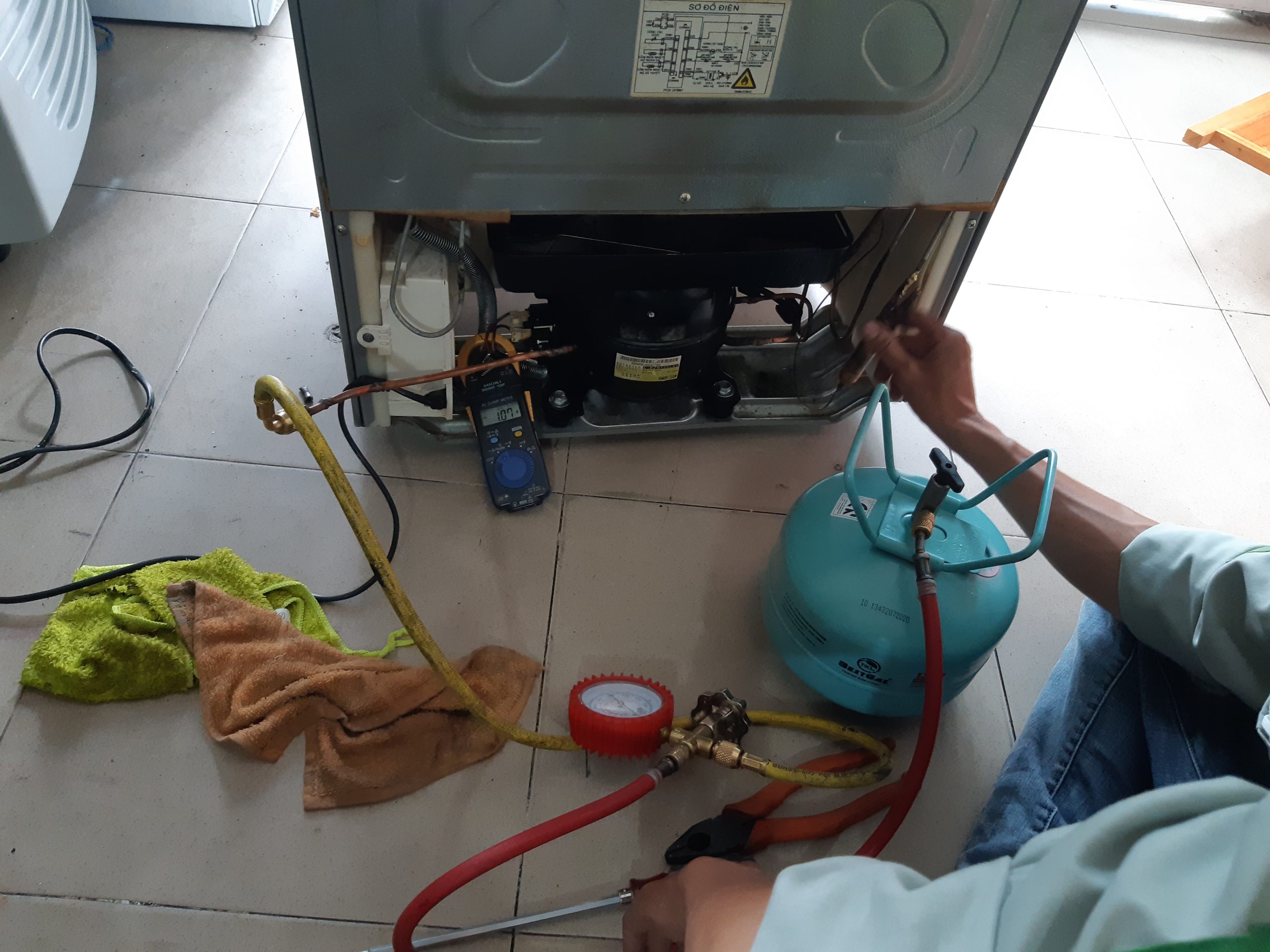 Bảng giá bơm gas tủ lạnh