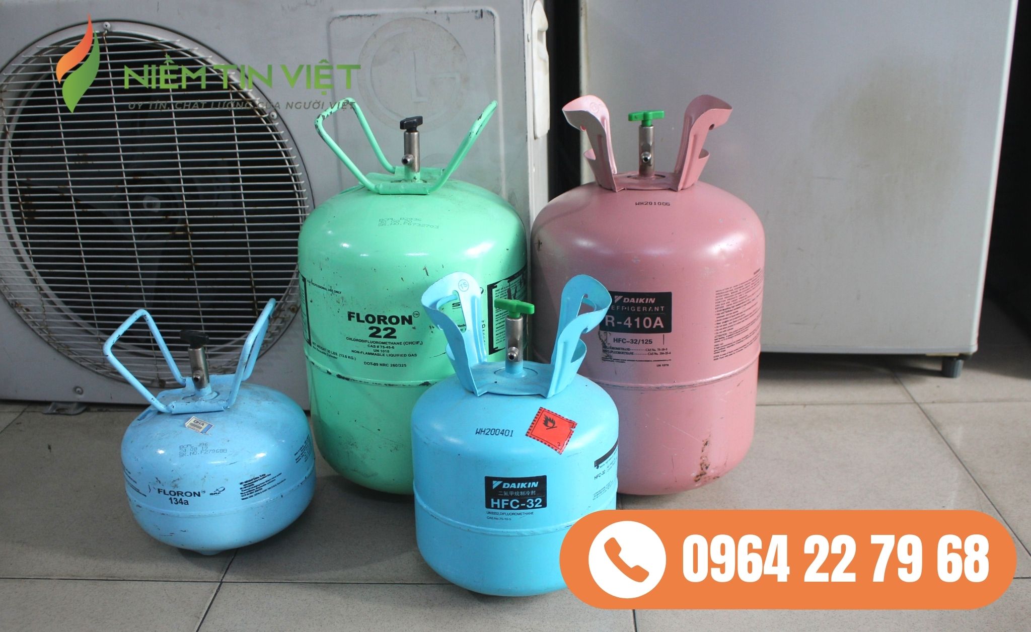 Bơm gas máy lạnh