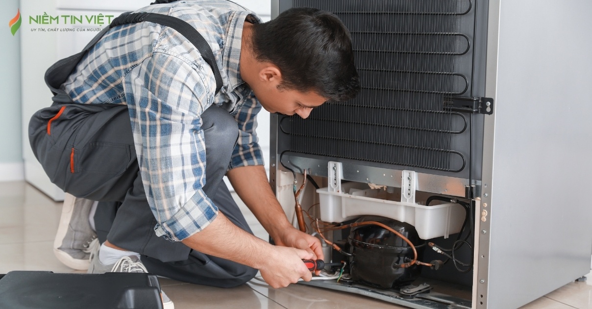 block tủ lạnh quá nóng