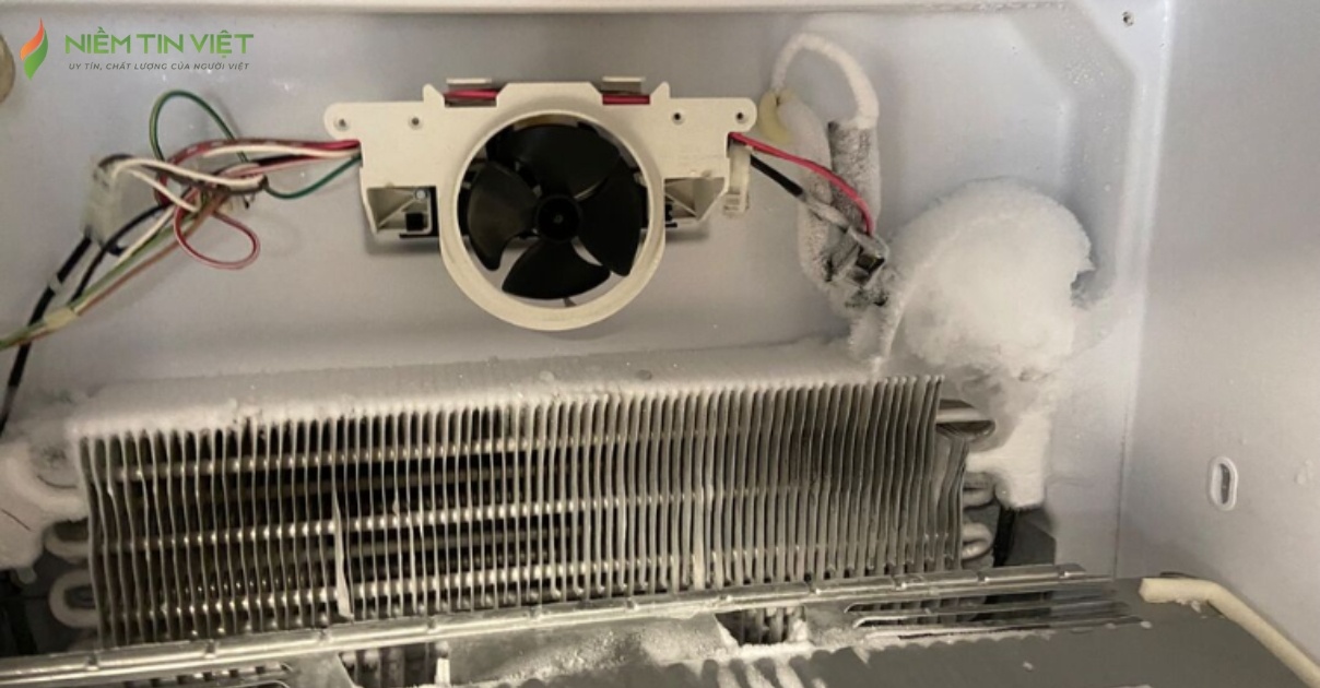 Cánh quạt tủ lạnh kêu to bất thường